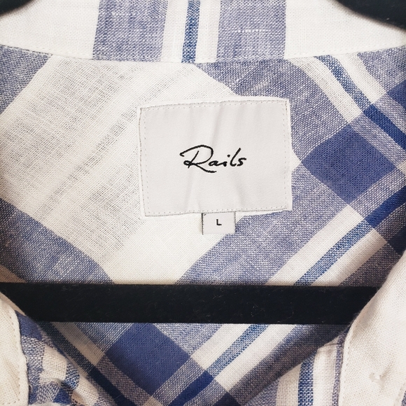 Rails Ameli Lapis coast white tie front shirt - Picture 9 of 9